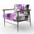 Mauve / vert / blanc est en rupture de stock