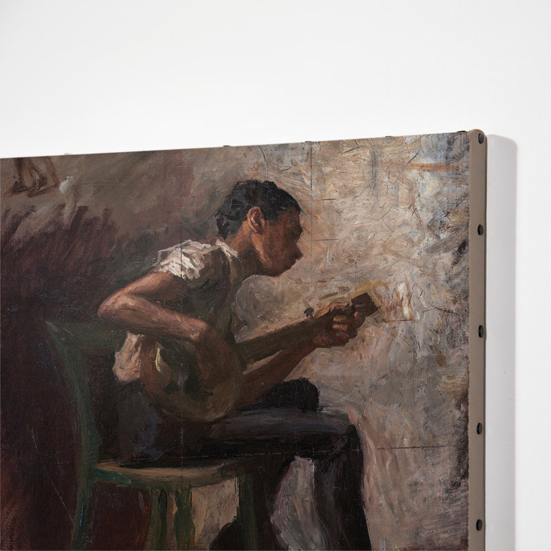The Banjo Player Print by Thomas Eakins