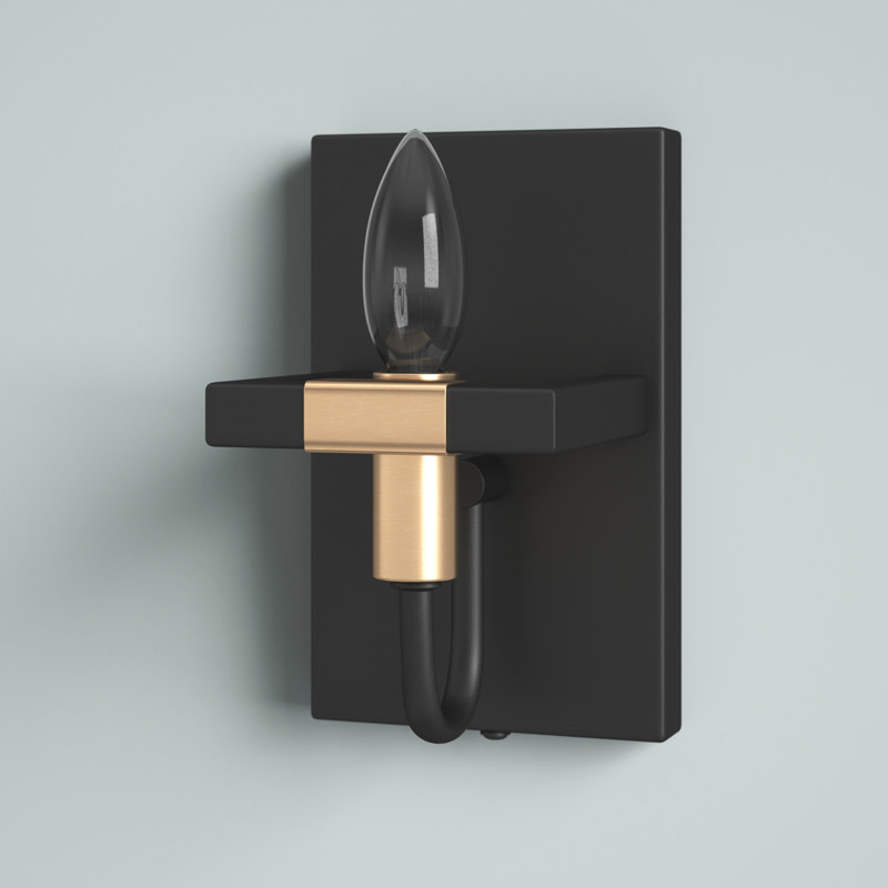 Heathrow Modern Matte Black Outdoor Dimmable Sconce