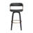 Lynnon Swivel Counter or Bar Height Bar Stool in Faux Leather, Wood and Golden Bronze Metal-1192722643-1198740096-1199535802