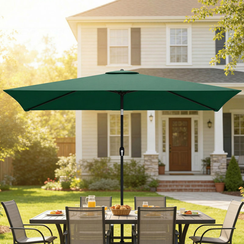 292cm Market Parasol, Green