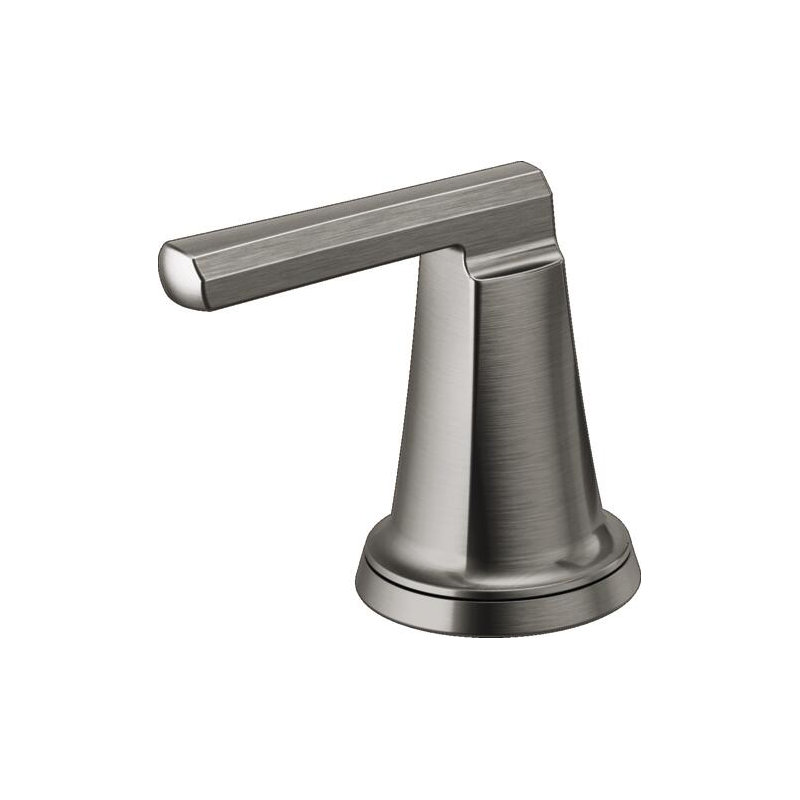 Levoir® Two-Handle Wall Mount Lavatory Faucet, Luxe Steel, Low Cross Handle, 1.5