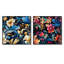 Willenhall - Ensemble de 2 collages floraux et botaniques carrés-101861308-101861307