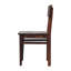 Solid Wood Side Chair in Brown