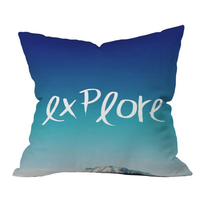 Explore Outdoor Throw Pillow