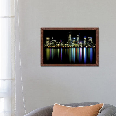Downtown City Lights - Print on Canvas