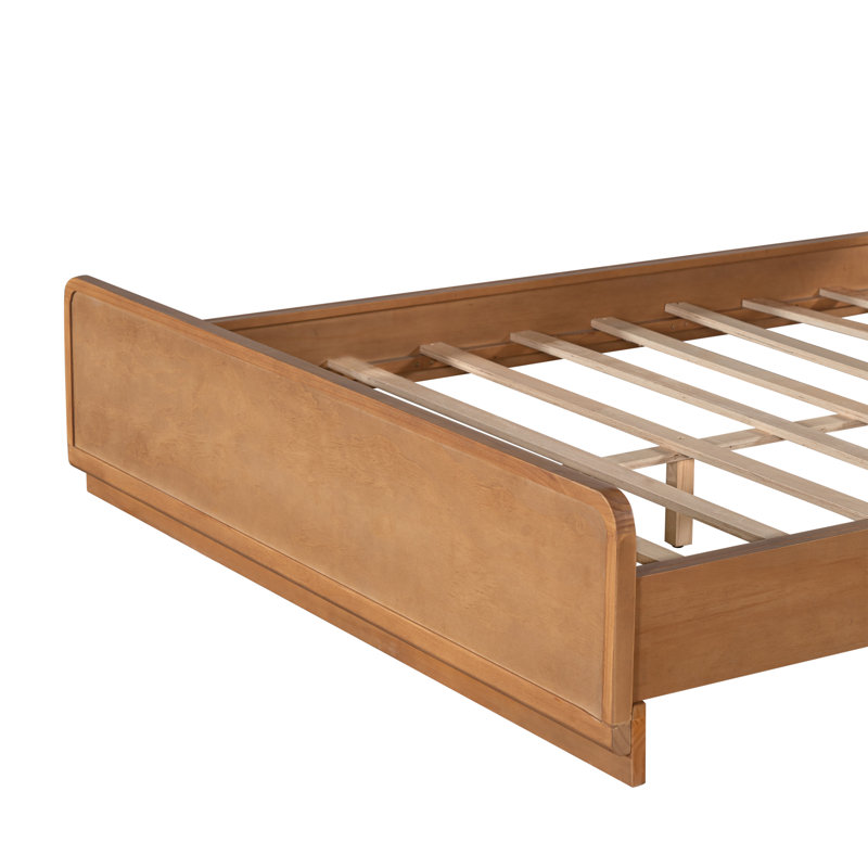 Lit plateforme en bois Seabrook, Grand lit