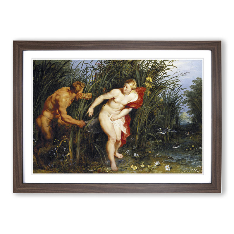 Sensation and Sensuality by Peter Paul Rubens - Picture Frame Painting, 27cm H x 36cm W x 2cm D, Walnut Framed