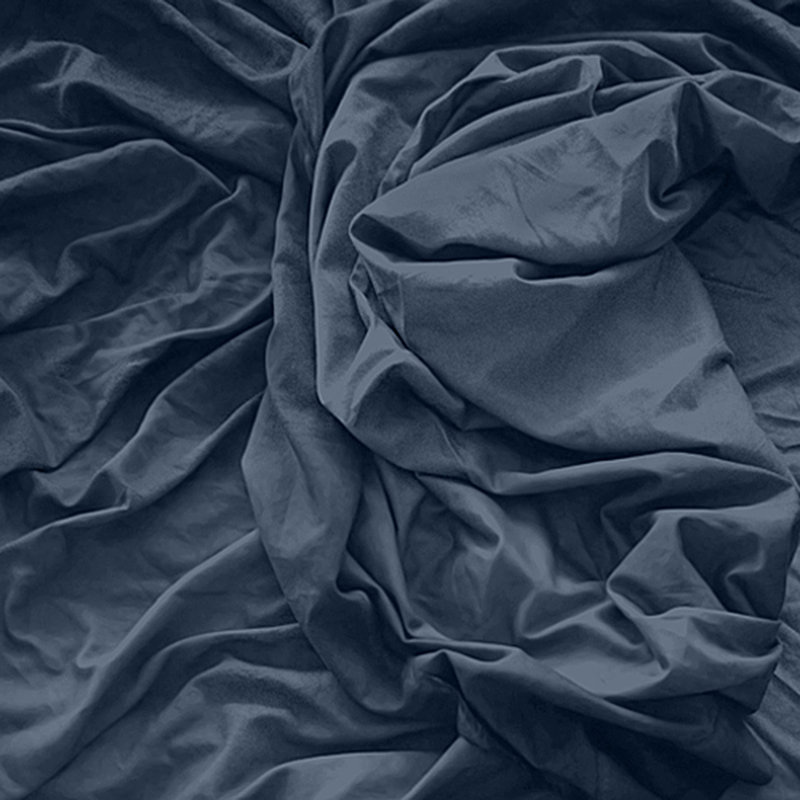 Ensemble de housse de couette Tencel Soft & Smooth 3 pièces, Ensemble de draps pour très grand lit avec 2 taie, Bleu pg