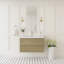 Meuble-lavabo mural moderne 36 po avec plateau en résine intégré, 2 tiroirs à fermeture en douceur, assemblage complet, option 5 couleurs-88594116-119015998