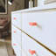 Bouton d'armoire à barre en T ROUS Hardware - Bouton de tiroir en aluminium massif, finition mate, 1 compte-90840681