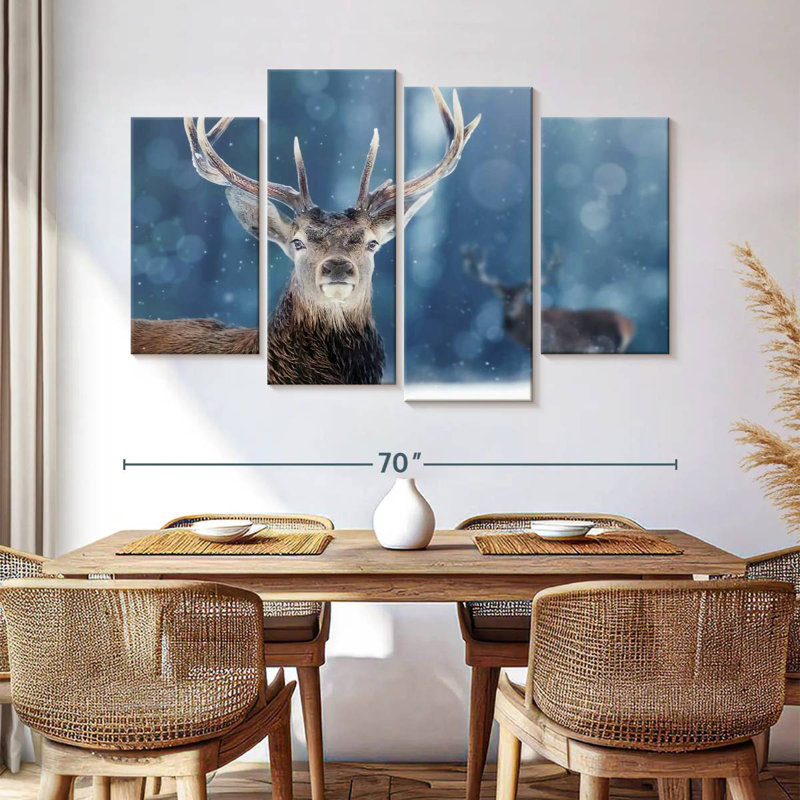 Brampt Male Noble Deer, 42"H x 68"W
