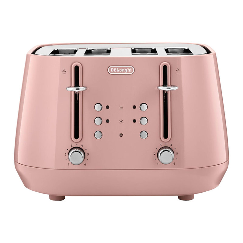 Eclettica 4 Slot Toaster, Pink