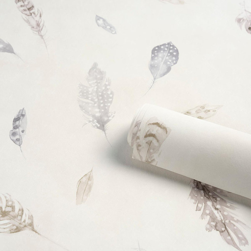 Papier peint Woodland Feathers, Galet