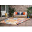 Tapis d'intérieur / extérieur en polypropylène tissé à plat réversible Velia-88088573