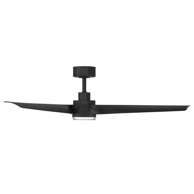 Chill Indoor/Outdoor 3-Blade Smart Ceiling Fan With Integrated Dimmable LED Light and Bluetooth Remote Control Included, Selectable Color Temperature (2700K, 3000K, 3500K, 4000K)