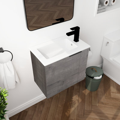 Meuble-lavabo de salle de bain avec lavabo