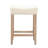 Backless Saddle Upholstered 26" Counter Stool with Wood Frame-1848365582-1848365577
