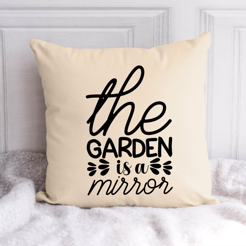 Amant de jardin - Citation amusante 556 - Coussin décoratif inclus, H 16 po x l 16 po