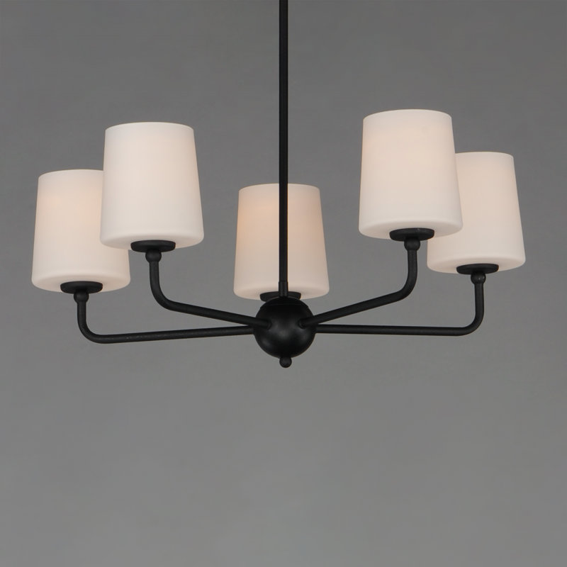 Areia 5 - Light Dimmable Classic / Traditional Chandelier, Anthracite
