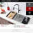 Builder Stylish Avila 29" Dual-Mount Double Bowl Stainless Steel Kitchen Sink with Grids and Strainers