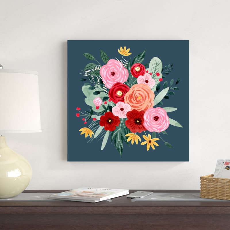Bouquet de cœurs doux I, H 20 po x l 20 po