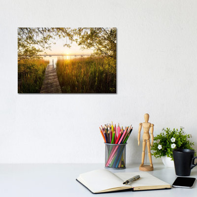 Golden View by Stefan Hefele - Gallery-Wrapped Canvas Giclée on Canvas