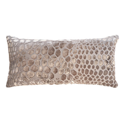 Snakeskin Rectangle Velvet Pillow Cover & Insert