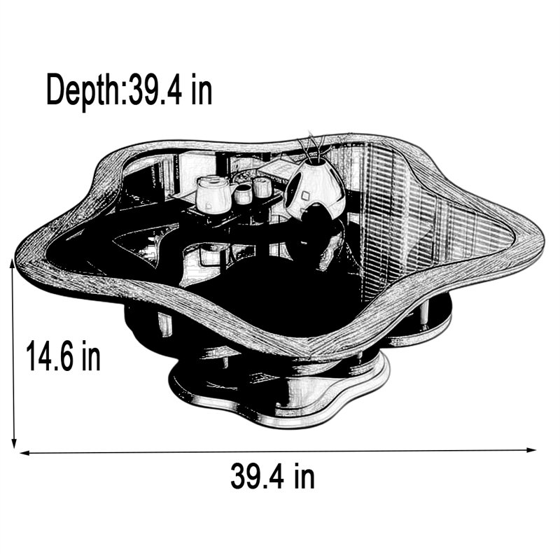 Irregular Coffee Table