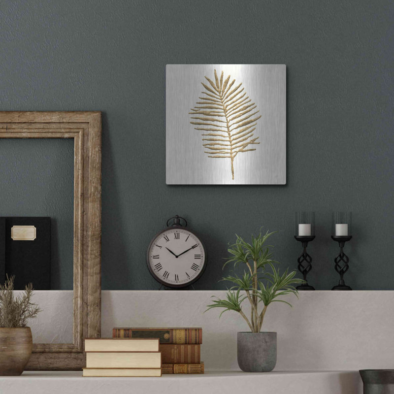 «Gilded Palm II» par Chris Paschke, H 12 po x l 12 po