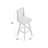 Hirz Swivel Solid Wood Counter Stool-43730168