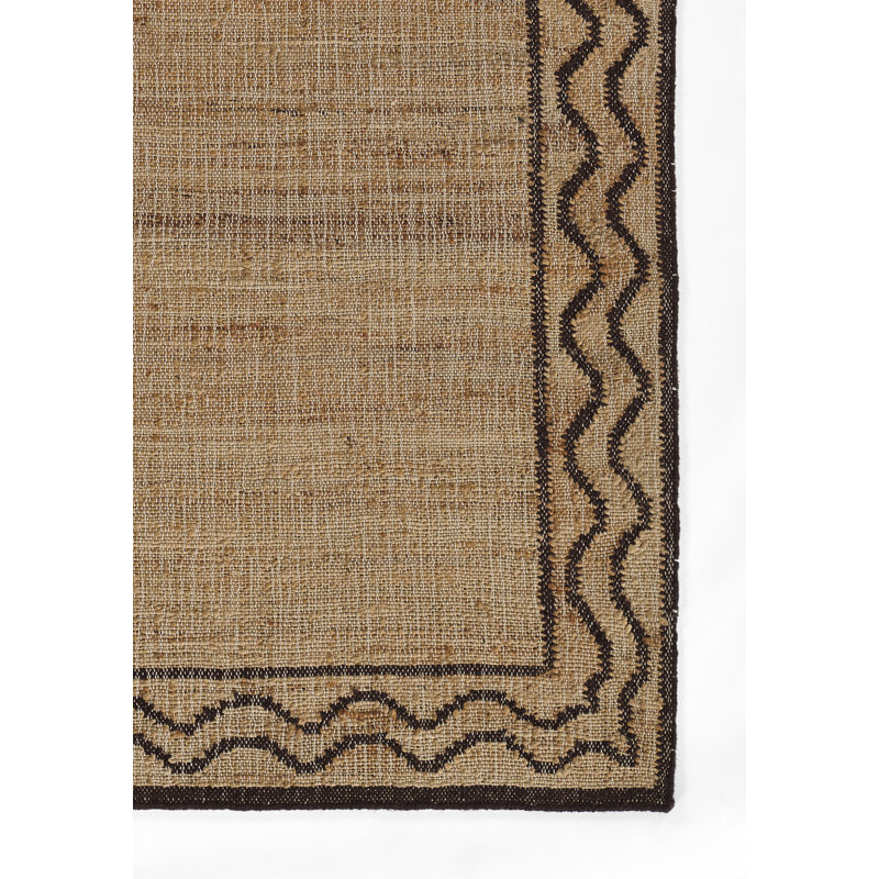 Erin Gates by Momeni Orchard Ripple Brown Hand Woven Wool and Jute Area Rug, Runner 2'3" x 8'