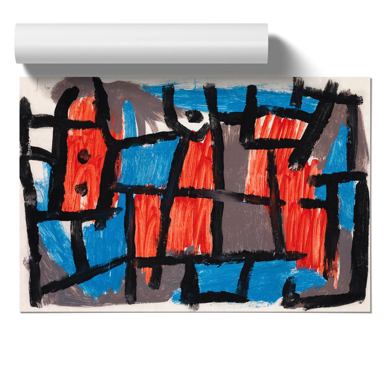 The Hour Before One Night by Paul Klee - Frameless Print, 21cm H x 30cm W x 0.1cm D