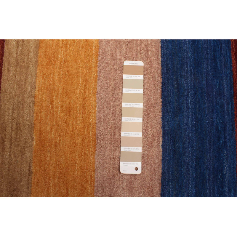 Tapis brun clair Indo Gabbeh 2 pi 8 po x 9 pi 8 po