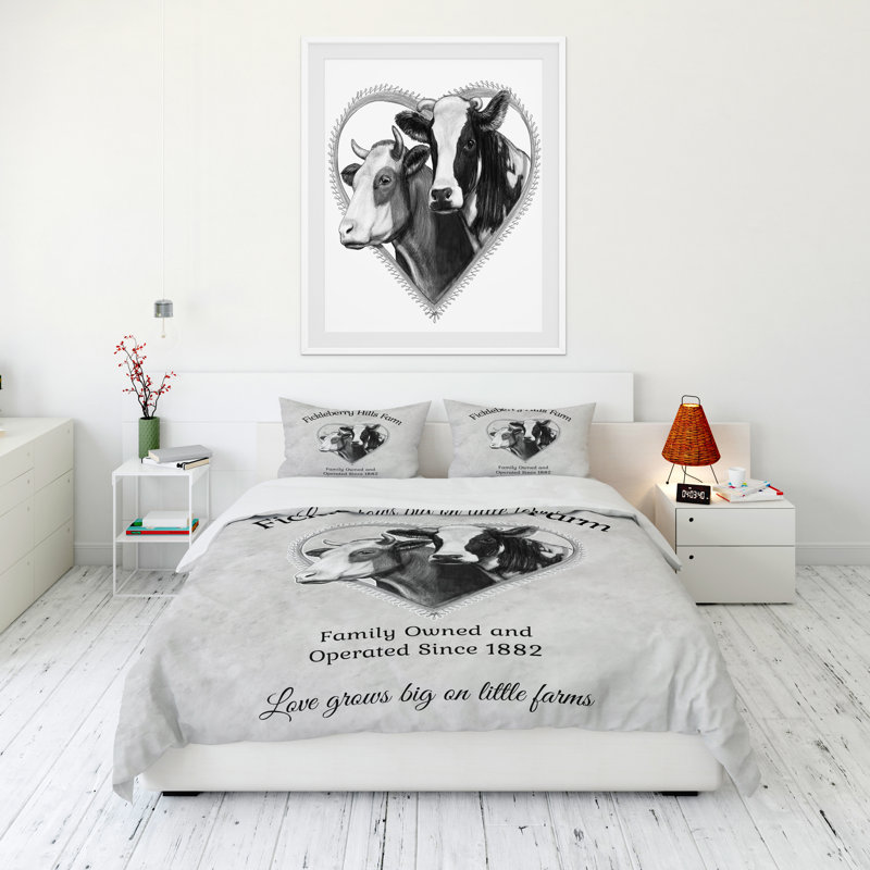 Abstract Duvet Cover, King Duvet Cover + 2 King Shams