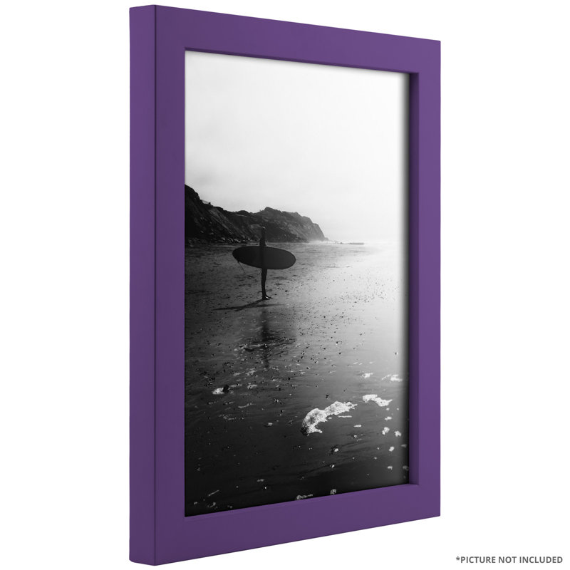 Cadre photo confetti 0,875 po Confetti, Mauve, L 8 po x H 10 po avec passe-partout l 5 po x H 7 p