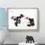 Fighting Cocks by Takeuchi Seiho - Picture Frame Art Print-55609365-55609366