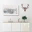Points of the Trees Watercolour - Wrapped Canvas-56659466