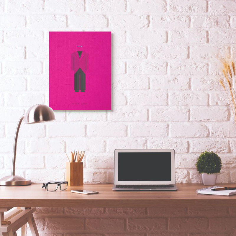 «Elton John Famous People Char Personnages Fashion Design», impression sur toile, H 30 po x l 24 po x P 1,5 po, Toile tendue