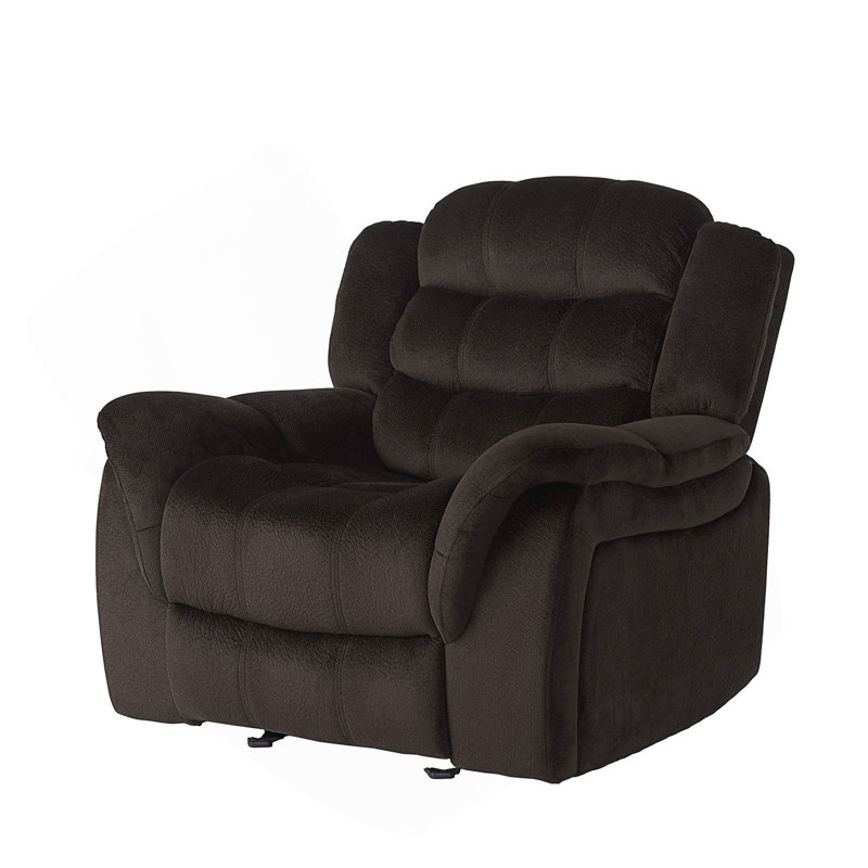 Recliner, Chocolate Polyester