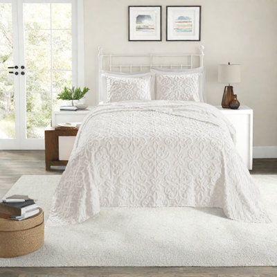 Ensemble de literie en coton Shabby Chic, style maison de campagne