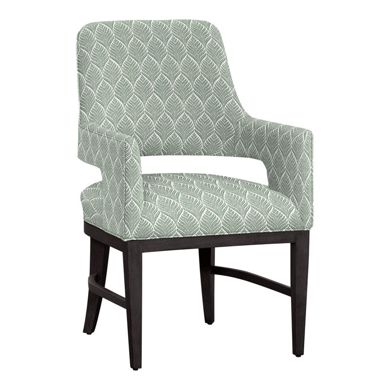Chaise avec accoudoirs Josie, Gris anthracite, Perigold Linnaeus Spring