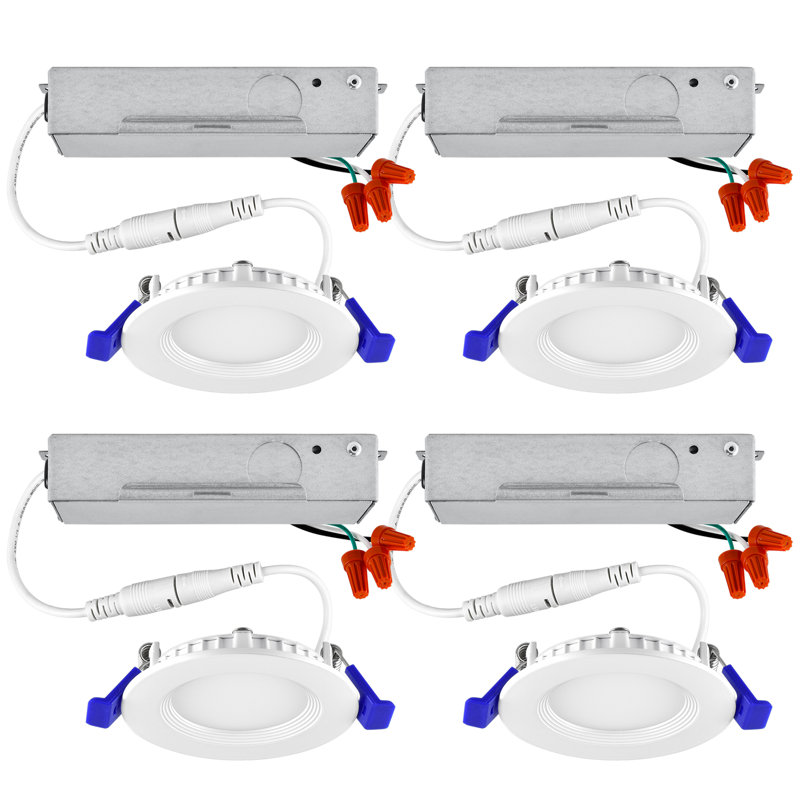 Ensemble d'éclairage encastré 3 po à DEL ultra-mince Remodel IC 3 po