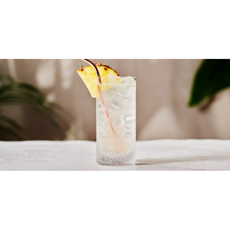 Diamond Collection Handmade Crystal Highball Glass