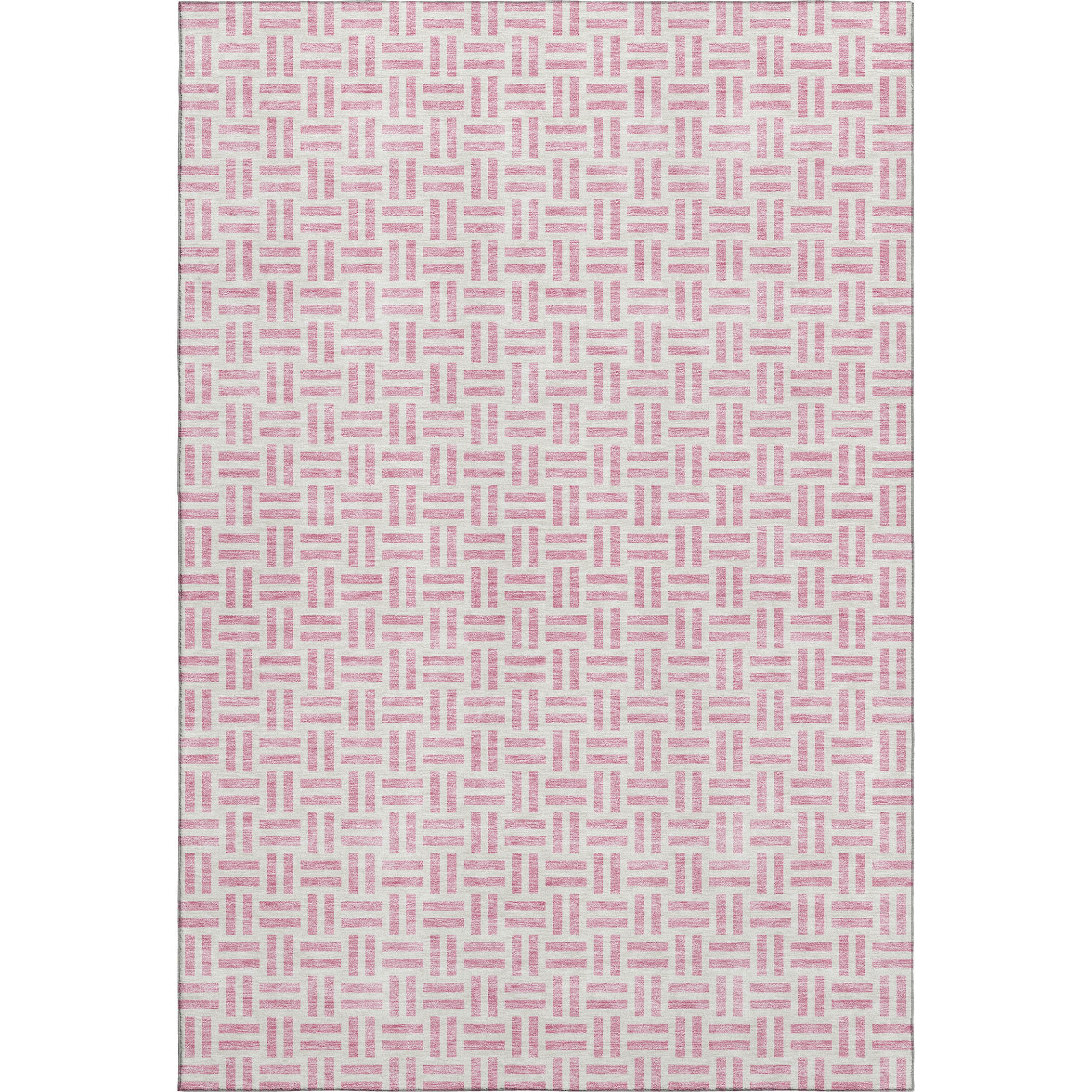 Bungalow Rose Premium Machine Washable Prisco Pink Rug | Wayfair