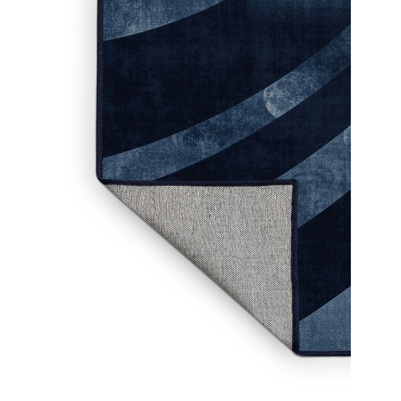 Tapis gris audacieux et éclectique Palvinder, 2 pi x 3 pi