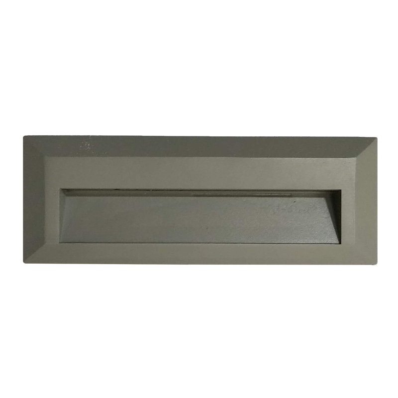 Black Cast Aluminum LED Step Light with PVC Ground Spike