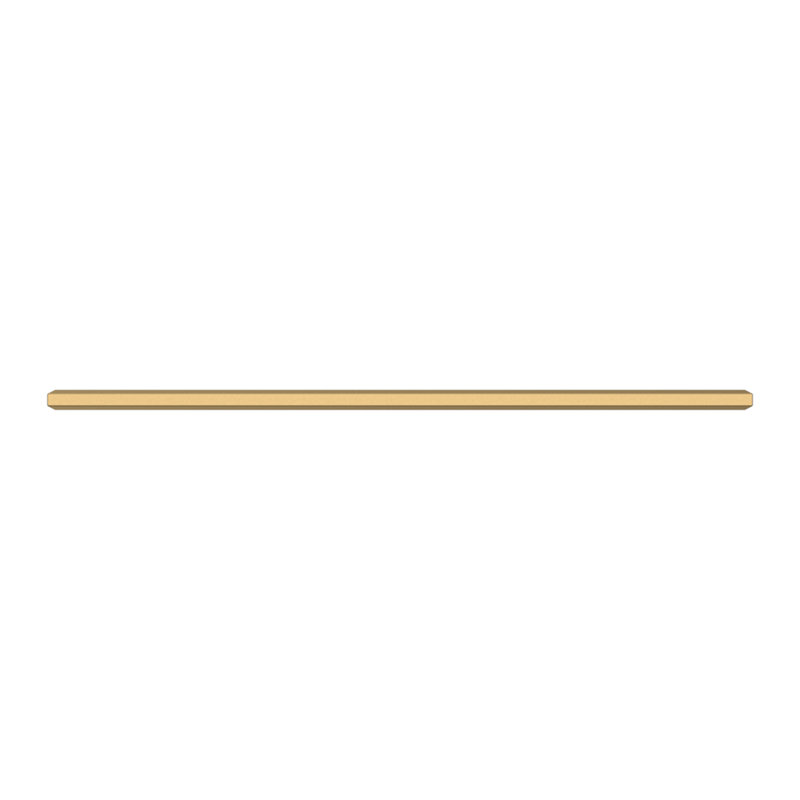 4414 Bevel Pull, 12" CTC, Satin Brass