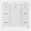 Ensemble de meuble-lavabo autoportant simple 18 po avec plateau en céramique Elysium-127155774