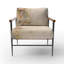 Fauteuil rustique floral-1019624876